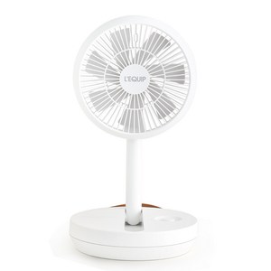 리큅 폴더블 무선 선풍기 LEF-R10000, 화이트