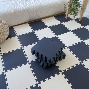 손할매 유아용 프리미엄 마블 안전인증 퍼즐매트, 네이비, 중형(30 x 30..., 10개