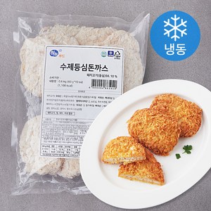 하늘푸드 수제 등심돈까스 10개입 (냉동), 600g, 1개