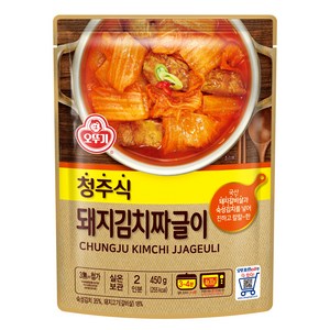 오뚜기 청주식 돼지김치짜글이, 450g, 1개