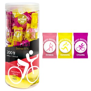 액티브핏 스포츠 포도당 캔디 3가지맛 200p, 200정, 1개
