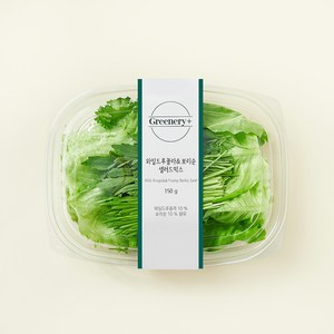 Greenery+ 무농약 인증 와일드루꼴라 & 보리순 샐러드믹스, 150g, 1개