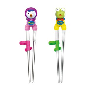 에디슨 아동용 입체 스텐 교정젓가락 2종 세트