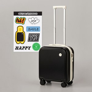 모던하우스 ON minianimi 캐롯 기내용 캐리어 + 스티커 세트 18인치