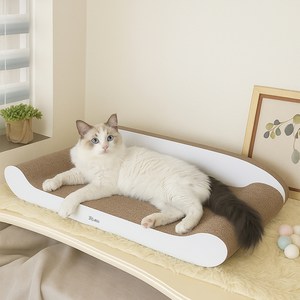 레토 고양이 소파 스크래쳐 LCH-ST07, 화이트, 대형(700 x 3..., 1개