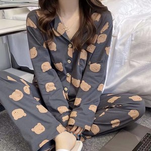 엘쏘 여성용 러블리 잠옷 상하의 세트