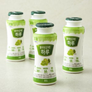 풀무원 다논 하루 요거트 포도 4개입, 400ml, 1개