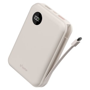 시홈 PD 22.5W 고속충전 대용량 일체형 보조배터리 20000mAh C타입