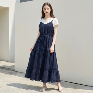 부루앤쥬디 여성용 캉캉끈 나시 원피스 BOSEDR501B