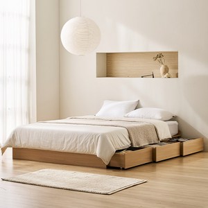 스칸디아 레이든 무헤드 3단 수납 침대 프레임 방문설치