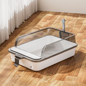 딩동펫 클린백 고양이 화장실, 화이트, XL, 1개