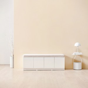 하모벨 신드 수납 벤치 소파 도어형 4칸 1400 방문설치