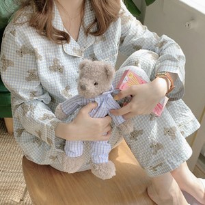 엘쏘 여성용 러블리 잠옷 상하의 세트