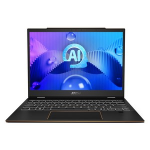 MSI 써밋 E13 AI Evo 블랙 약 13.3인치에 해당함, 코어Ultra7, 1TB, 32GB, WIN11 Pro, 2024.04