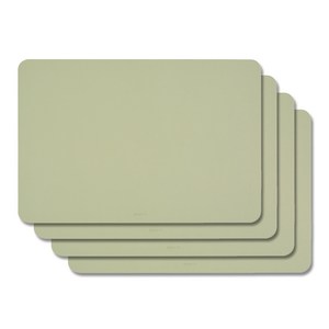 셰프토프 베이직 테이블매트 사각, 그린, 445 x 300 ..., 4개