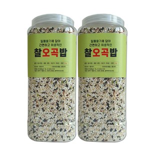 대한농산 통에담은 찰오곡밥, 2kg, 2개