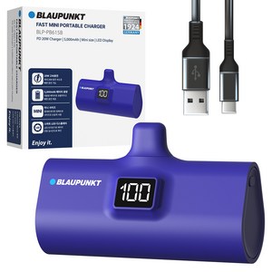 블라우풍트 LED 도킹형 고속충전 보조배터리 5000mAh