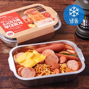 프레시지 캠핑포차 소시지가득 부대찌개 밀키트 (냉동), 573g, 1개