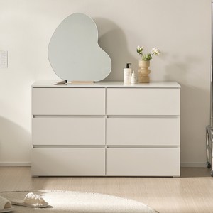 베이지메이트 리네아 서랍장 와이드 3단 6칸 방문설치