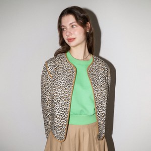 올리브데올리브 여성용 리버시블 프린트 포인트 점퍼