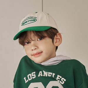 베네통키즈 투톤 코튼 볼캡