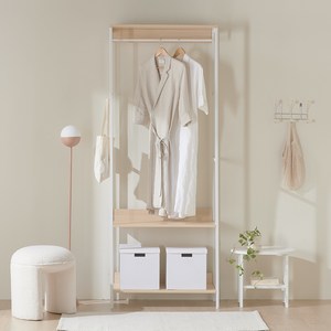 웰퍼니쳐 루미 시스템행거 드레스룸 1단 행거형 방문설치