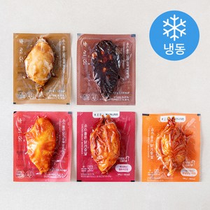바르닭 소스품은 닭가슴살 100g x 5종 세트 (냉동)