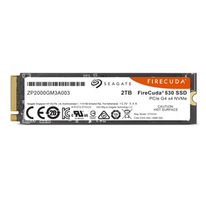 씨게이트 파이어쿠다 530 M.2 NVMe SSD, ZP2000GM3A013, 2TB