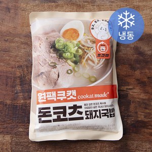 쿠캣 돈코츠 돼지국밥 (냉동), 500g, 1개