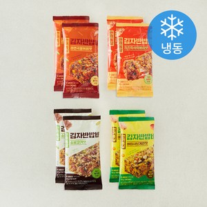 한끼통살 김자반밥바 100g x 4종 x 2개입 믹스 세트 (냉동), 100g, 1세트