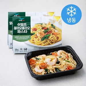 한우물 쉬림프 알리오올리오 파스타 (냉동), 320g, 3개