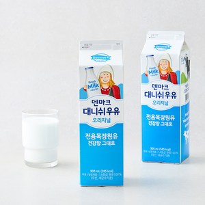 덴마크 동원 대니쉬 우유, 900ml, 2개