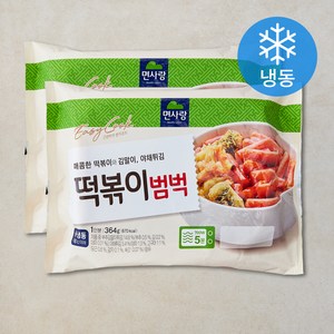 면사랑 떡볶이 범벅 (냉동), 364g, 2개