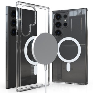 엑씨 에어스타 내장 맥세이프 호환 변색없는 고투명 안전 범퍼 휴대폰 케이스