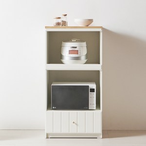 스칸디무드 국내제조 쿠엔코 광파오븐 렌지대 수납장 600 방문설치