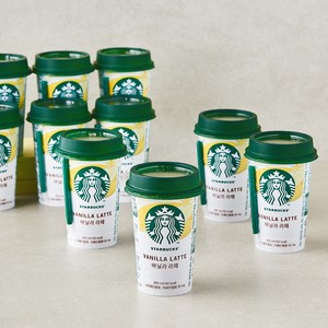 스타벅스 바닐라 라떼, 200ml, 10개