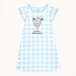 몰리멜리프렌즈 여아용 미코캐릭터즈 아이스크림 원피스 파자마