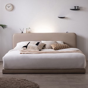 삼익가구 루시 LED 수납 저상형 침대 프레임 + 7존 독립스프링 매트리스 세트 방문설치