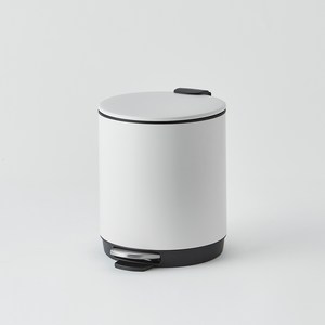 한샘 심플라운드 스텐 페달 휴지통