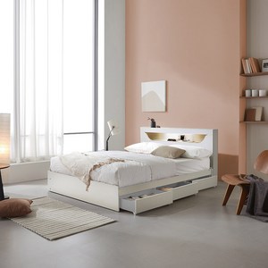 파로마 아리엘 LED 멀티수납침대 + 라텍폼스 40T 매트리스 세트 방문설치