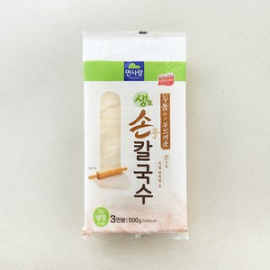 면사랑 두툼하고 부드러운 생손칼국수 (냉장), 500g, 1개