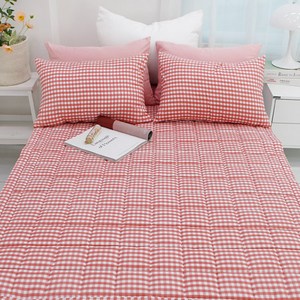 보몽드 국내 제조 부드러운 워싱 밴딩 쿠키체크 침대패드