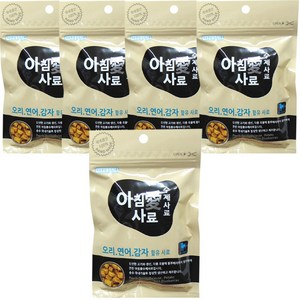 아침애사료 전연령용 수제사료 소프트사료 5p, 200g, 5개