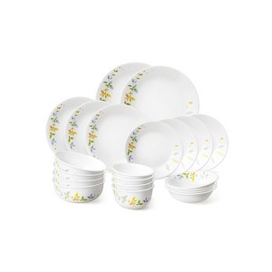 코렐 4인 코리안 식기 세트 21p, 로맨틱가든, 식기 6종, 1세트