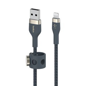 벨킨 프로 플렉스 USB A-라이트닝 아이폰 고속 충전 케이블 CAA010bt1M