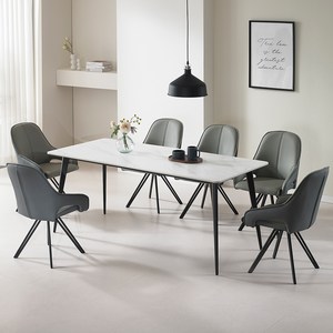 로드퍼니처 디오스 6인 양면 세라믹 식탁세트 1800 방문설치