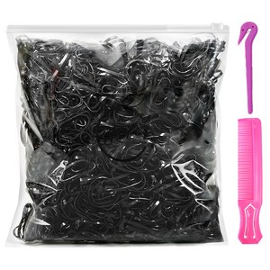 링하나 대용량 머리끈 지퍼백 + 이지컷 + 빗 세트 RH3