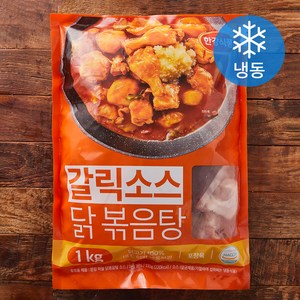 한강식품 갈릭소스 닭볶음탕용 닭고기 1kg + 소스 세트 (냉동), 1세트