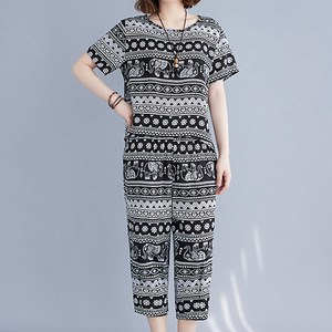 레몬소울 레이먼 마실갈래 반팔 밴딩바지 세트