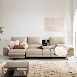 리바트 미유 4인용 홈바형 리클라이너 소파 방문설치